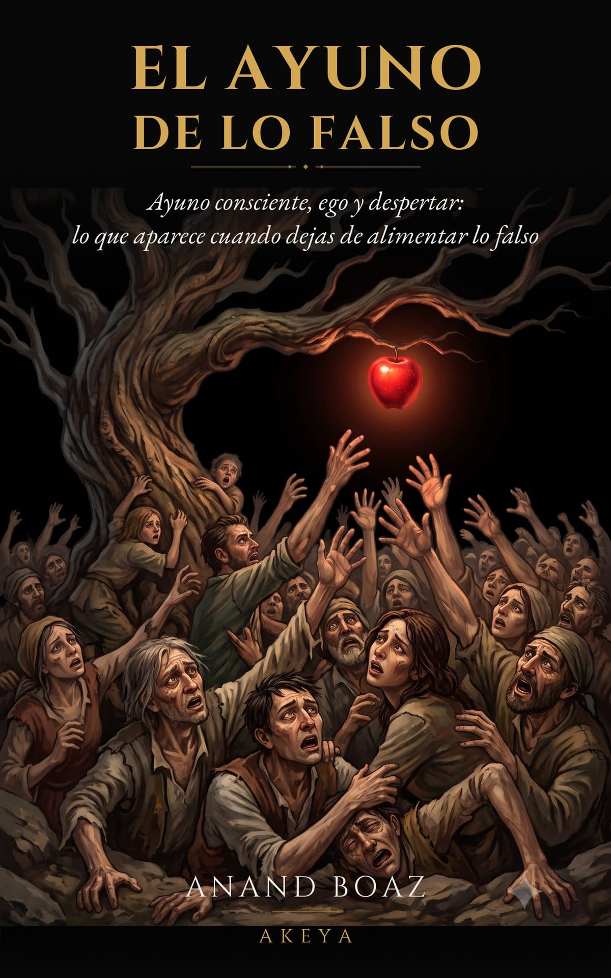 Portada de El ayuno de lo falso